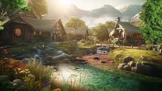 The Hobbit Village Ambience with Nature Sounds for Relaxation, Sleep & Stress Relief