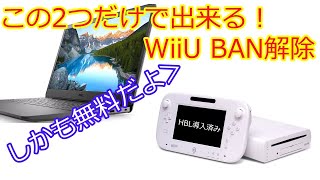 【WiiU Hack】無料で簡単にできる！WiiUBAN解除のやり方【ゆっくり解説】