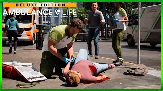 Ambulance Life: A Paramedic Simulator - First Look - Can We Save Everyone In Need! - Live Episode #1