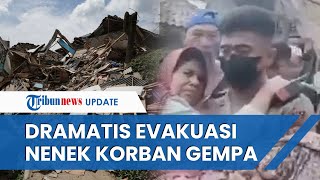 Dramatis Proses Evakuasi Nenek Korban Gempa Cianjur yang Sekujur Tubuhnya Tertimpa Reruntuhan