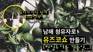 남해 청유자로 유즈코쇼 만들기(빈집투어를 곁들인..)