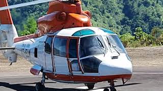 Pawan Hans Helicopter Takeoff \u0026 Landings in Aizawl Helipad Video