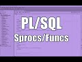 Oracle PL/SQL Stored Procedures and Functions
