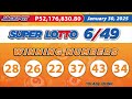 p52m jackpot superlotto 6 49 2d 3d 6d and lotto 6 42 january 30 2025