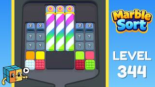 Marble Sort Level 344 (Hard) Walkthrough Solution