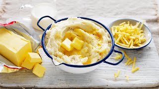 Cheesy Buttery Mashed Potatoes