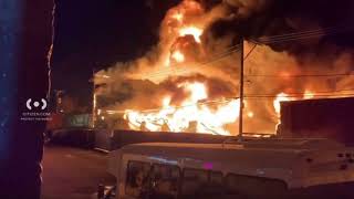 Large fire breaks out at SW Side warehouse