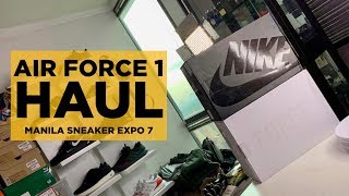 GRAIL AIR FORCE 1 HAULS FROM MANILA SNEAKER EXPO 7!