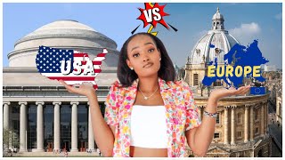 STUDYING in EUROPE or STUDYING in USA l Reasons EUROPE is BETTER for INTERNATIONAL Students