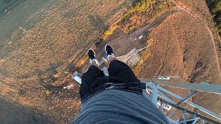 Escalando | Torre de Andrelândia - MG #torre #tower #louco #crazy #gopro #climbing