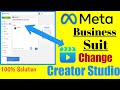 Meta Business Suite 2023 Change/Convert To Facebook Creator Studio Old Version