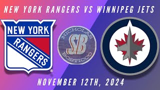 New York Rangers vs Winnipeg Jets | LIVE COMMENTARY | NBSB (3RD PERIOD)