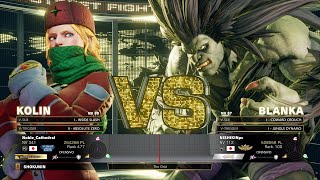 SFV Champion Edition 🔥 Noble_Cathedral (KOLIN) Vs NISHIKIN (BLANKA) 🔥 Online Match's 03-26-2023