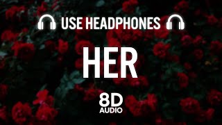 Her (8D AUDIO) - Shubh | 8D Active Music
