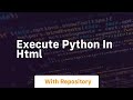 execute python in html