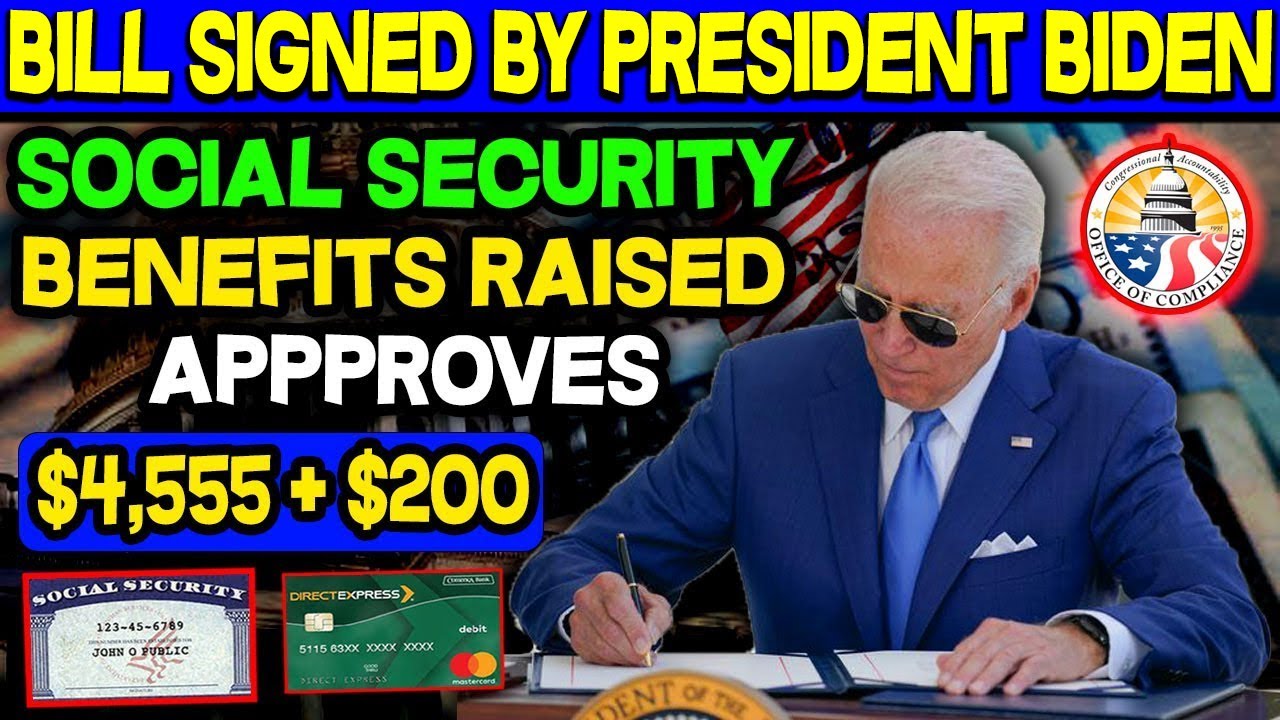 Biden's Success! Social Security Benefits Raised - Approved Increase Of ...