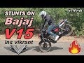 Stunts on BAJAJ Vikrant (V15) Review - Pros & Cons