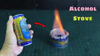 How To Make High Heat Alcohol Stoves | Amazing Camping