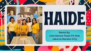 HAIDE | Line Dance | Improver Level | Demo by LD Team Fit Hub JGC