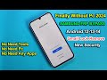 Without Talkback | Samsung FRP Bypass Android 12/13/14 Without Pc | Samsung New Security | 2024