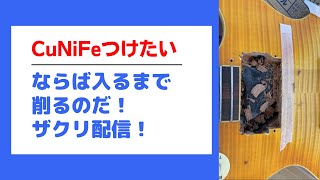 【CuNiFe】2 ワイドレンジハムバッカーをレスポールに付けたい！経過1