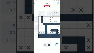 Nonogram Puzzle Level 21 | Gameplay Walkthrough | Easy Solution