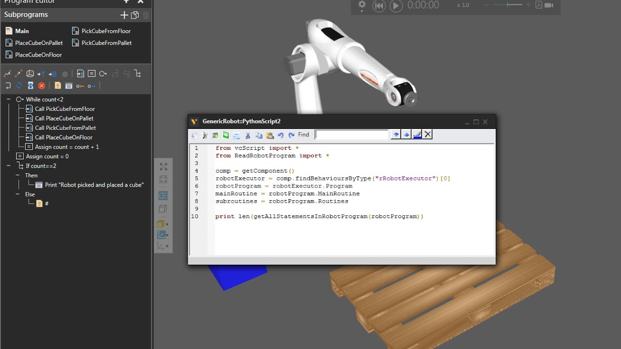 Python Robotics 1 Read A Robot Program Youtube
