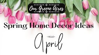 10 WAYS TO STYLE YOUR HOME FOR SPRING! DOLLHOUSE MINIATURE UPDATE