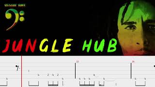 Bob Marley - Jungle hub (Official Bass Tabs) By Chami's Arts