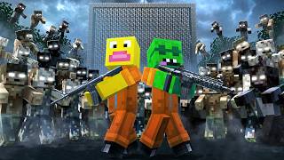 We Escaped Prison on a Hardcore Zombie Apocalypse in Minecraft