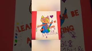 Drawing, coloring and learning at the same time #learn #multiplication