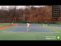 chungki lee v jinho kim single match l 지금배수지테니스장 2023.03.05