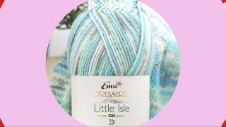 10   EMU Treasure Little Isle 6 Colours DK 50g