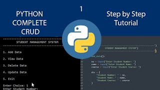 Python JSON Crud (Add, Edit, Delete, View) PART 1 (Tagalog)