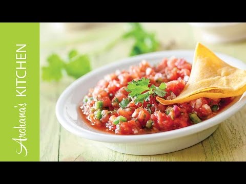 Spicy Mexican Salsa Recipe by Archana's Kitchen Spicy Mexican Salsa Recipe by Archana's Kitchen
