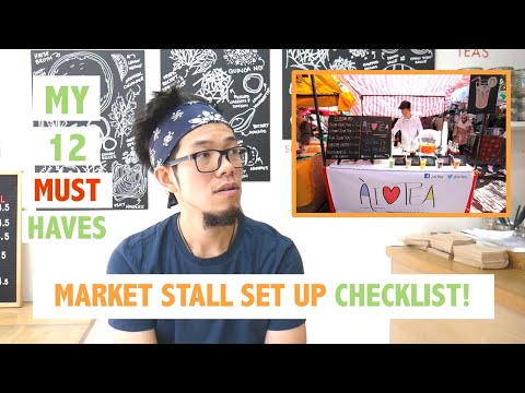 How much does it cost to set up a stall at the markets?
