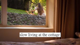 Slow living at the cottage - returning to simple childhood pleasures