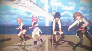 [Kancolle MMD]6人でエンヴィキャットウォーク  『Envy Catwalk』