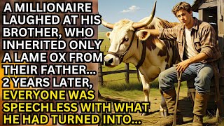 MILLIONAIRE LAUGHED AT HIS BROTHER, WHO INHERITED ONLY A LAME OX FROM THEIR FATHER... 2 YEARS LATER