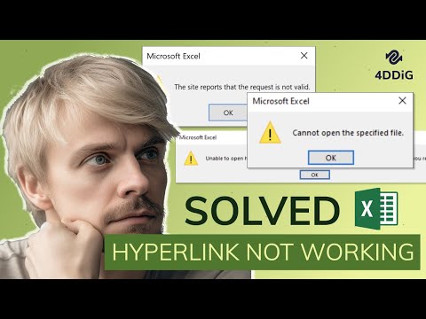 (4 способа) Как исправить неработающую гиперссылку в Excel в Windows 10/11 Исправить Excel не может открыть файл