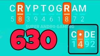 CRYPTOGRAM 630