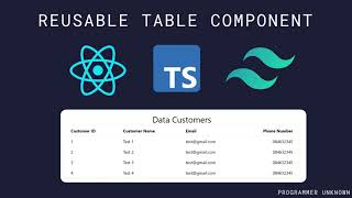 Part 8: Creating a Reusable Table Component with React, TypeScript & Tailwind