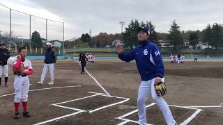 2018.12.1 第21回 中日少年少女野球教室　藤嶋選手の野球教室の様子/MYTTLINE