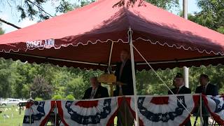 2017 Memorial Day, Roselawn Cemetery, Martinsville, Virginia - Rep Morgan Griffith