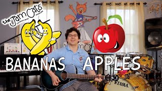 Apples and Bananas - Kids favorite sing along | Preschool Music | Kids Songs | The Jam Cats Music