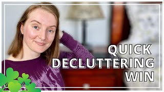☘️ FAST Decluttering Results, HIGH IMPACT Space – Decluttering Nightstand – Declutter Challenge 2020