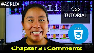 Chapter 3: CSS Tutorial - Comments
