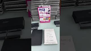 3P BINDER Write Your Dreams on Notepad 종이위의 기적 쓰면 이루어진다 2023년 블레싱미쎤쎈타 건축왕공의해