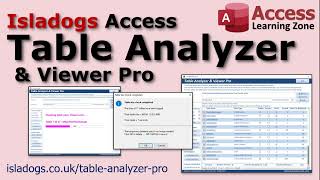 Isladogs Access Table Analyzer & Viewer Review