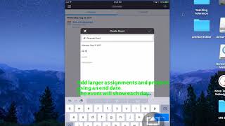 Using Schoology Calendar App